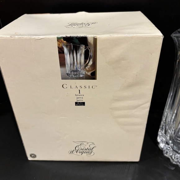 NIB Cristal d'Arques of France Classic Pitcher 24% Crystal - Picture 6 of 6